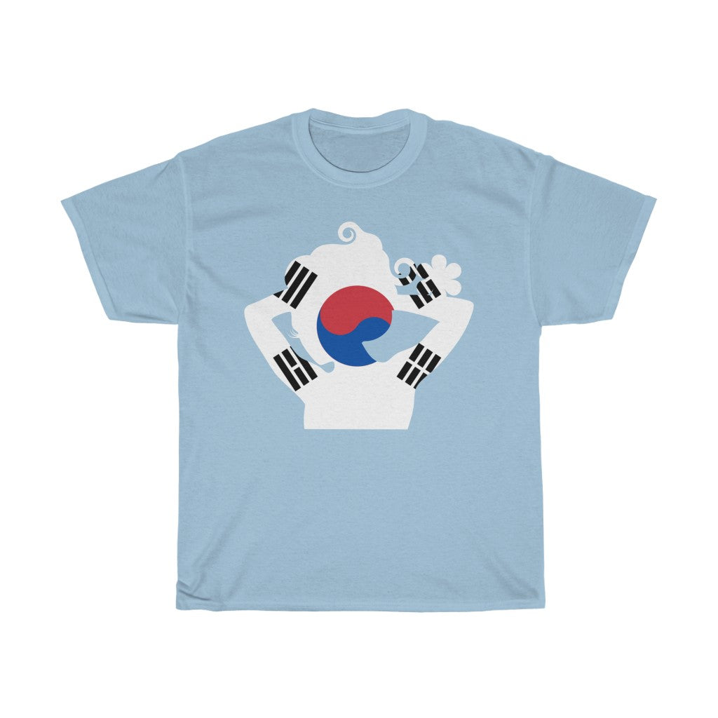 South Korea Lady Flag Standard Tee - Unisex