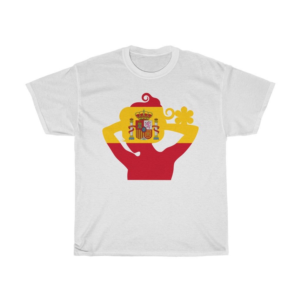 Spain Lady Flag Standard Tee - Unisex
