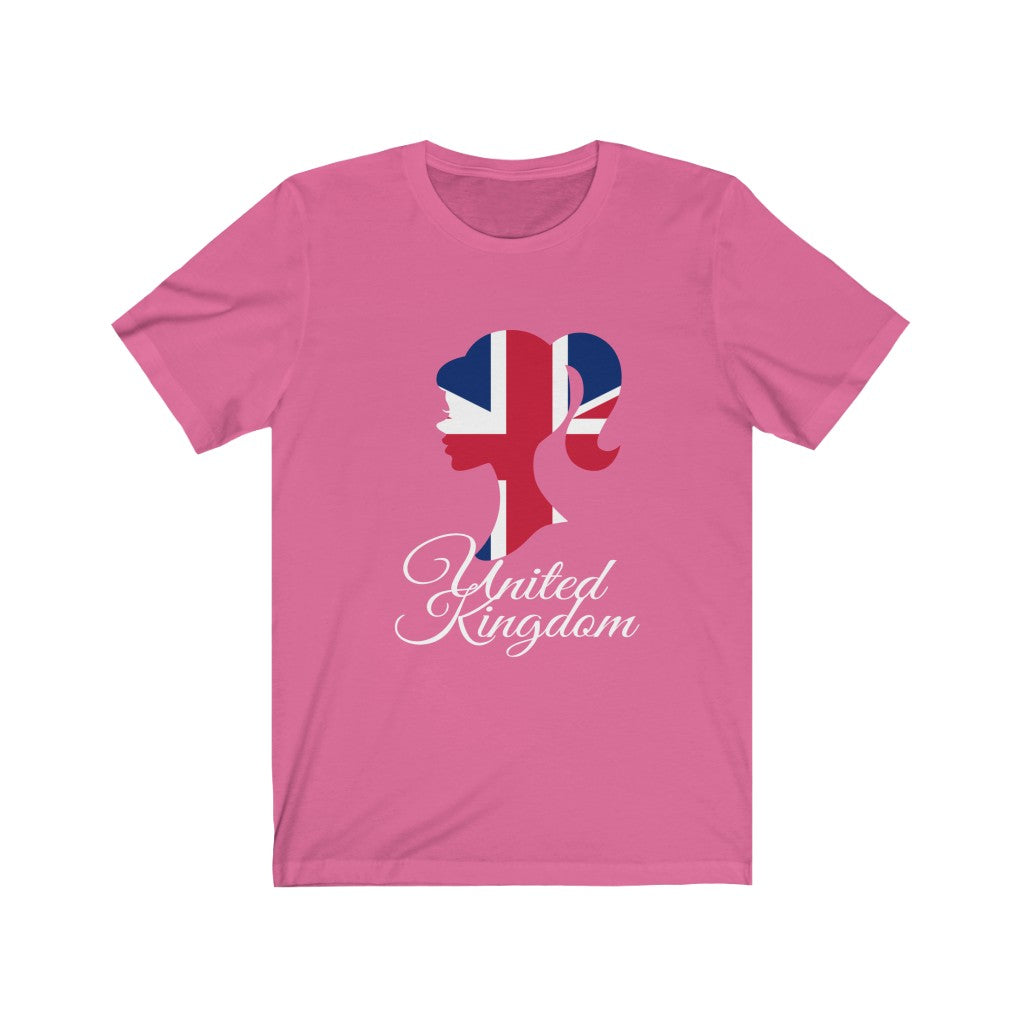 United Kingdom Girl Flag Premium Tee 2 - Unisex