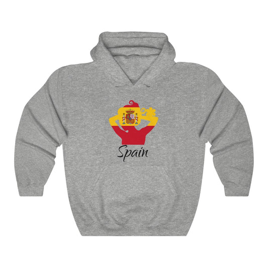 Spain Lady Flag Hoodie Sweatshirt 1 - Unisex