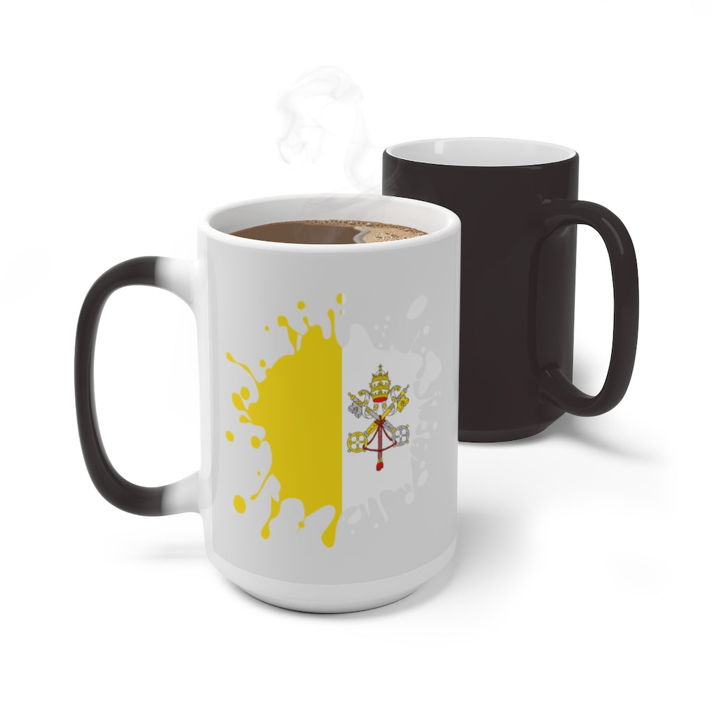 Holy See Splat Color Changing Mug