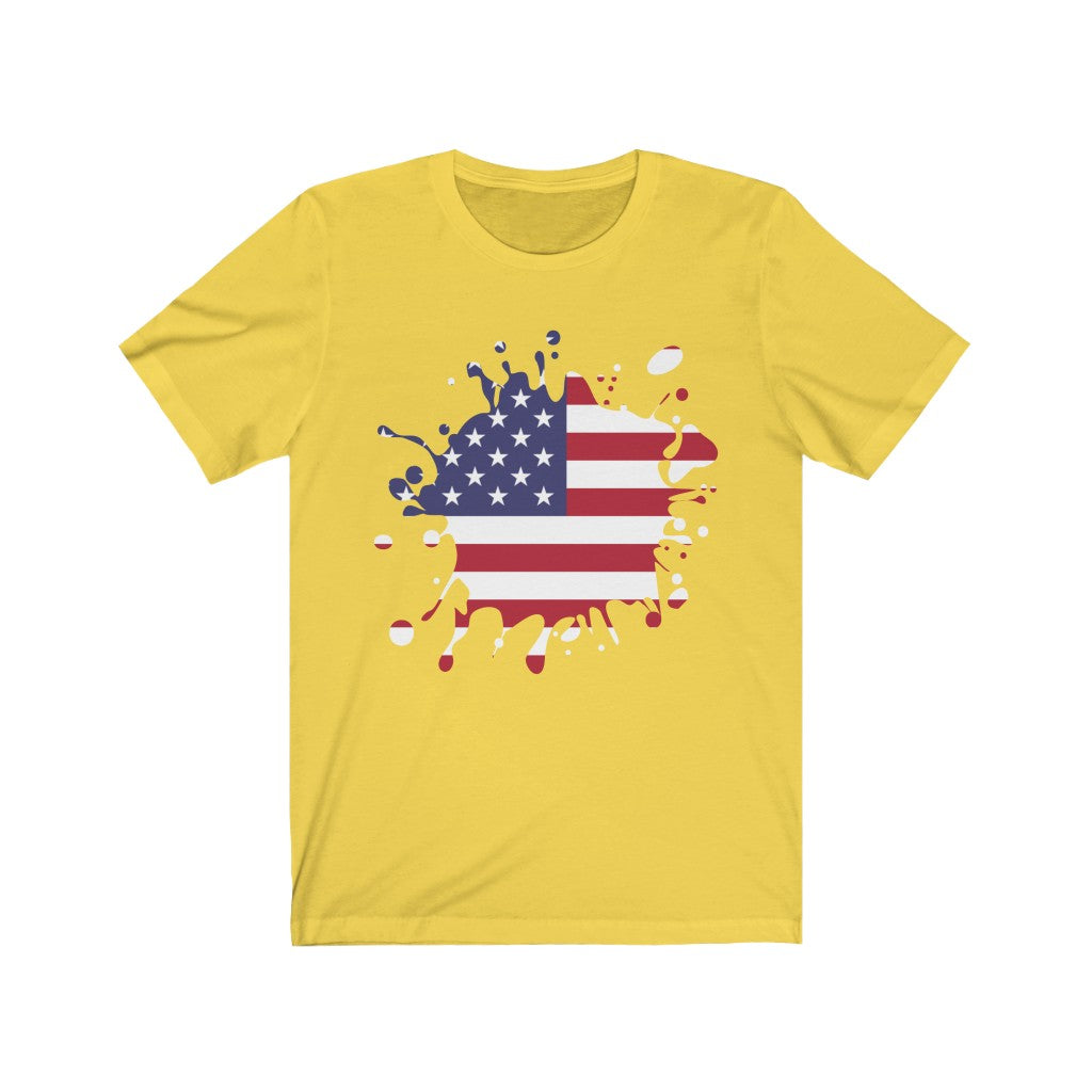 United States of America Splat Flag Premium Tee - Unisex