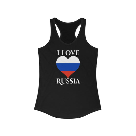 Russia Heart Flag Tank 2 - Women
