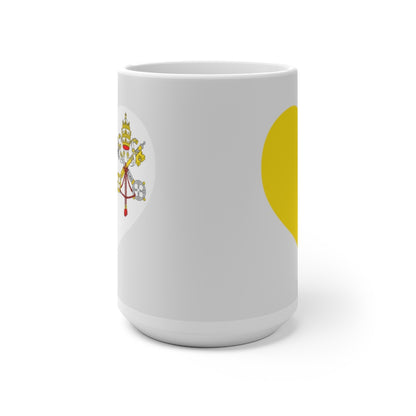 Holy See Heart Color Changing Mug