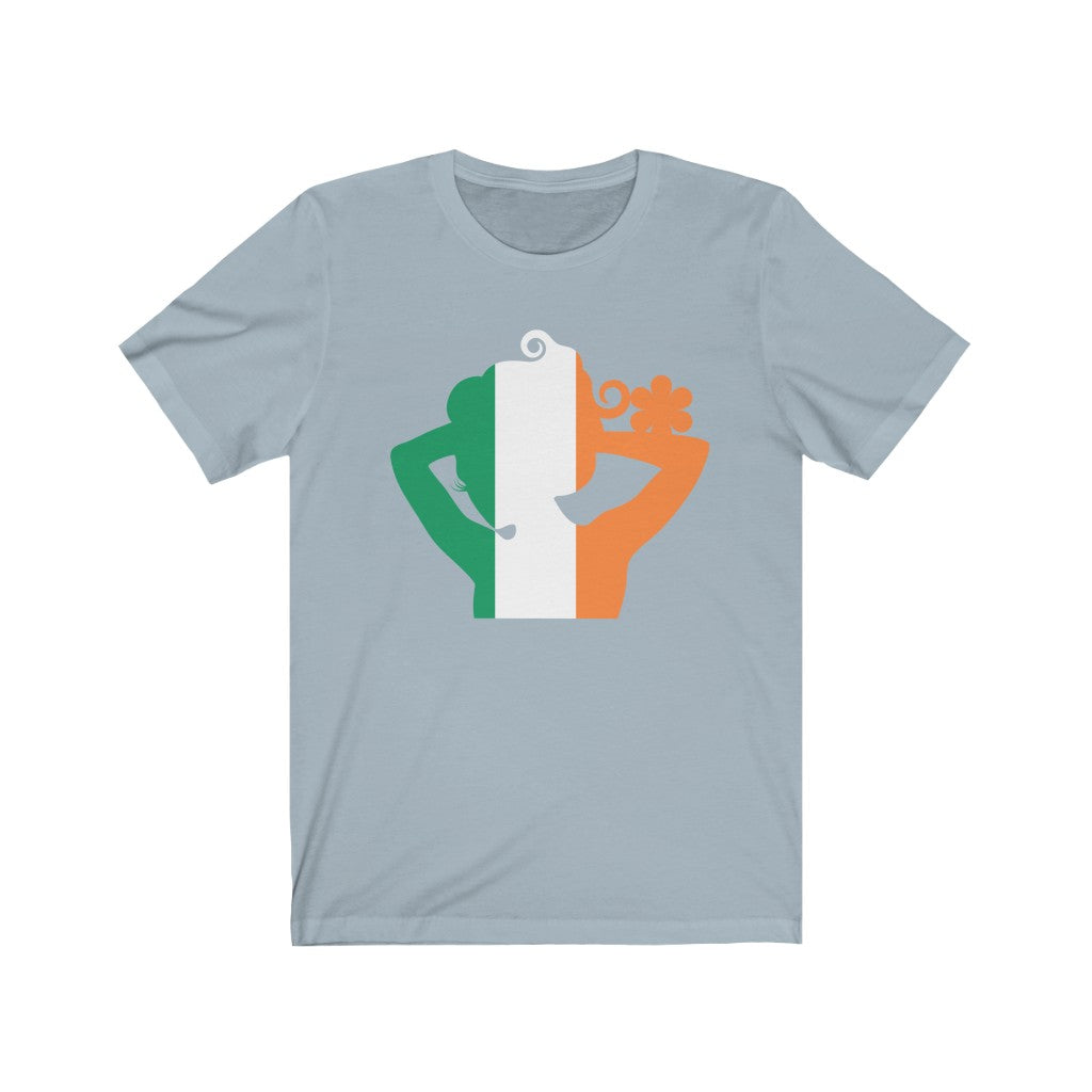 Ireland Lady Flag Premium Tee - Unisex