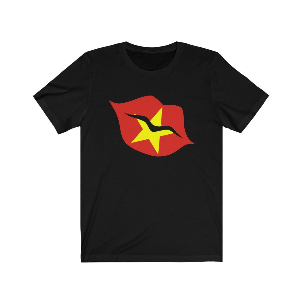 Vietnam Lips Flag Premium Tee - Unisex