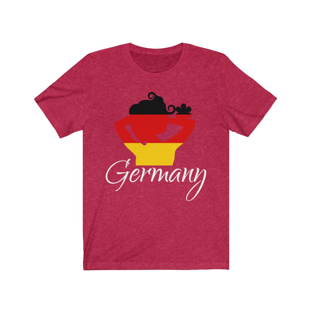 Germany Lady Flag Premium Tee 2 - Unisex