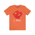 China Lady Flag Premium Tee 2 - Unisex