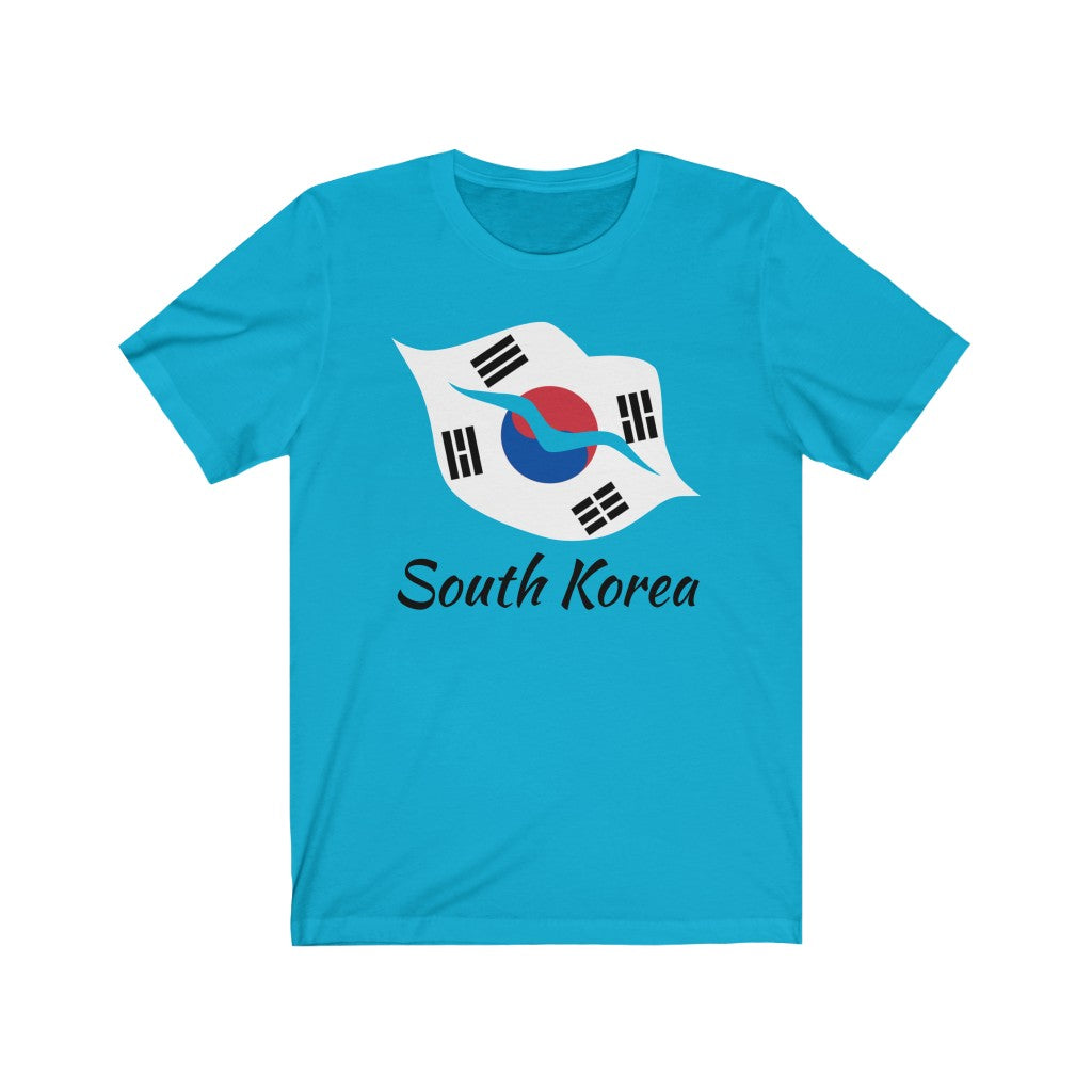 South Korea Lips Flag Premium Tee 1 - Unisex