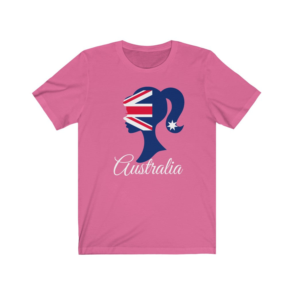 Australia Girl Flag Premium Tee 2 - Unisex