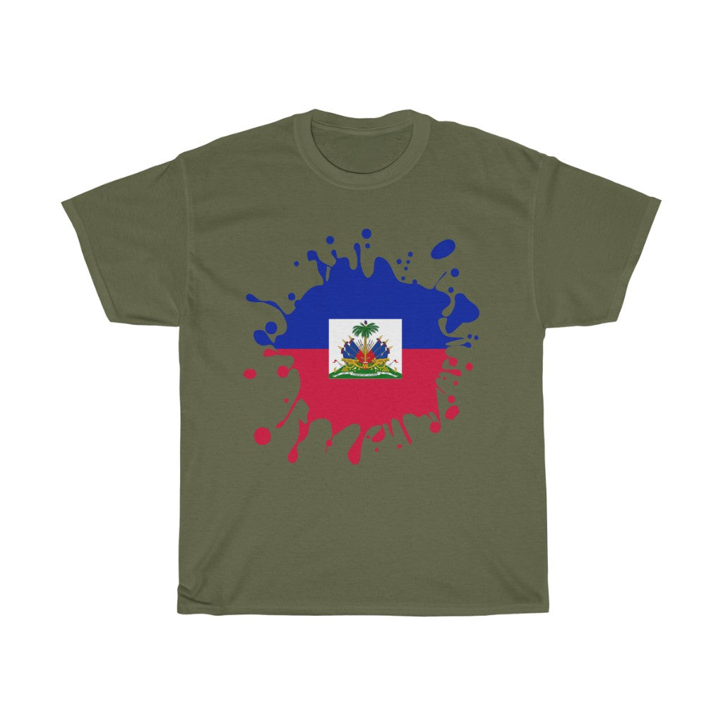 Haiti Splat Flag Standard Tee - Unisex