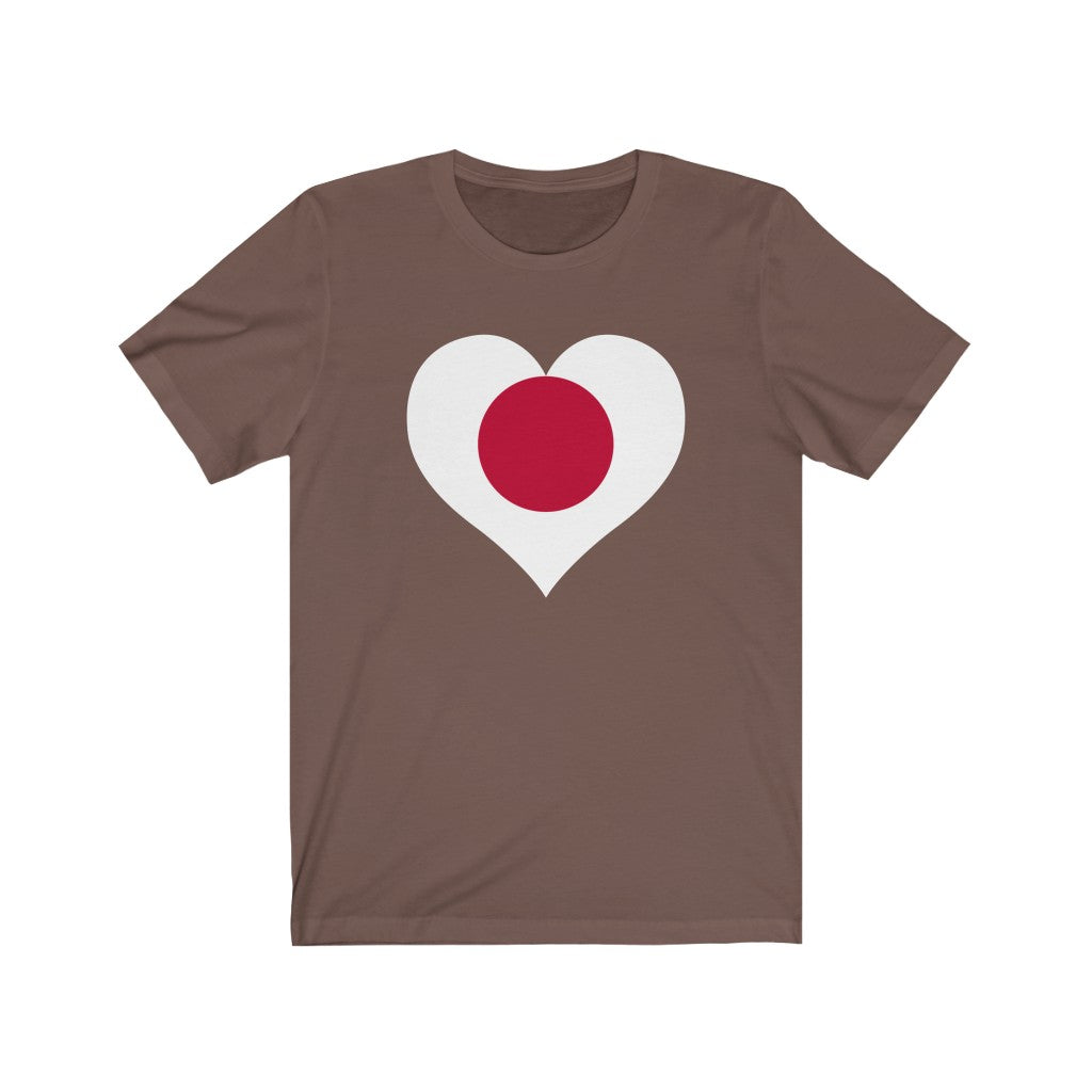 Japan Heart Flag Premium Tee - Unisex