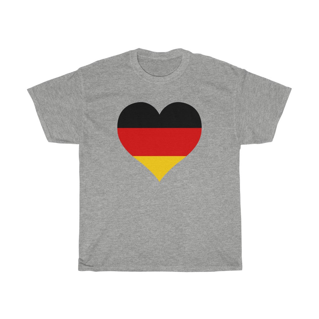 Germany Heart Flag Standard Tee - Unisex