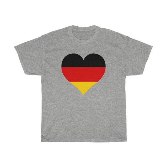 Germany Heart Flag Standard Tee - Unisex