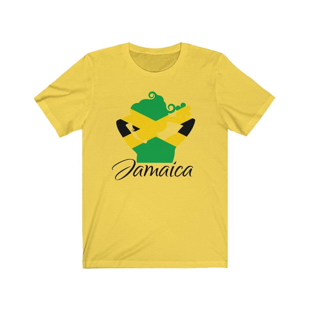 Jamaica Lady Flag Premium Tee 1 - Unisex