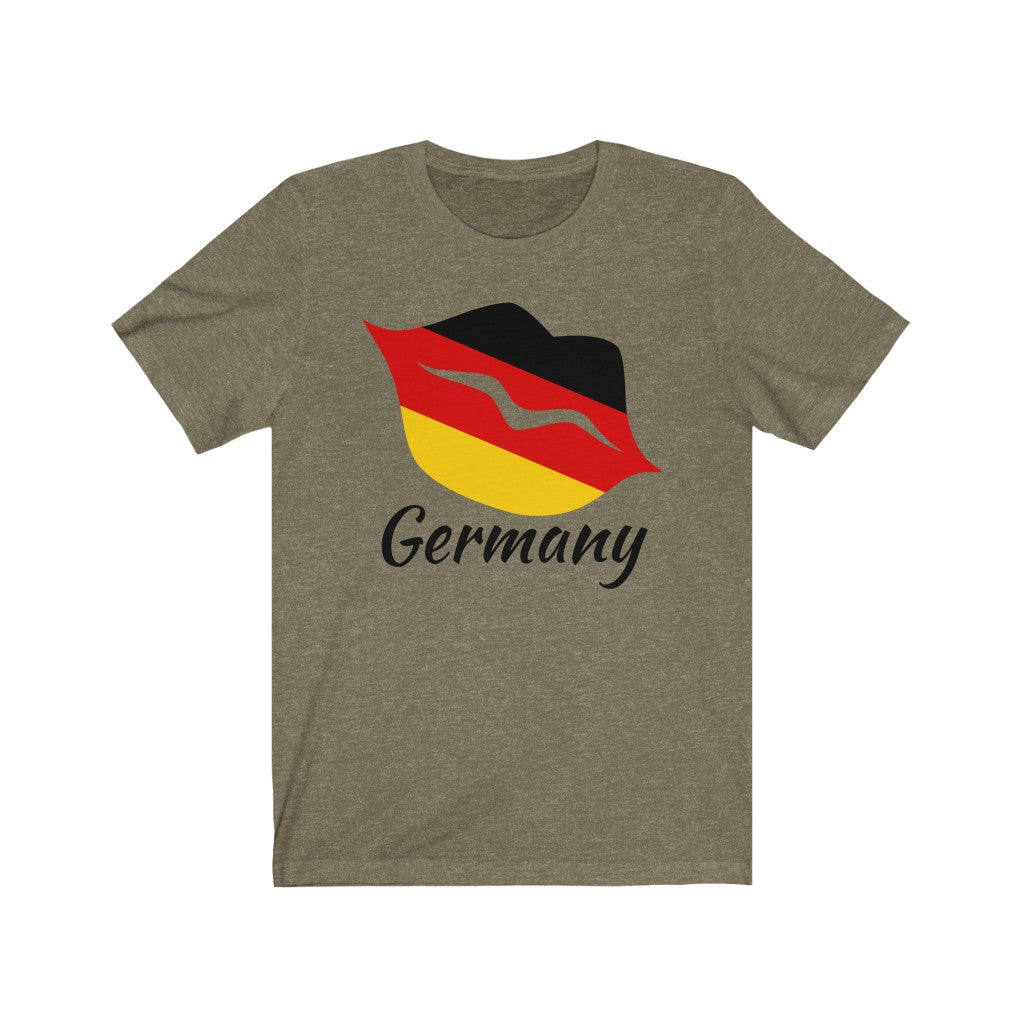 Germany Lips Flag Premium Tee 1 - Unisex