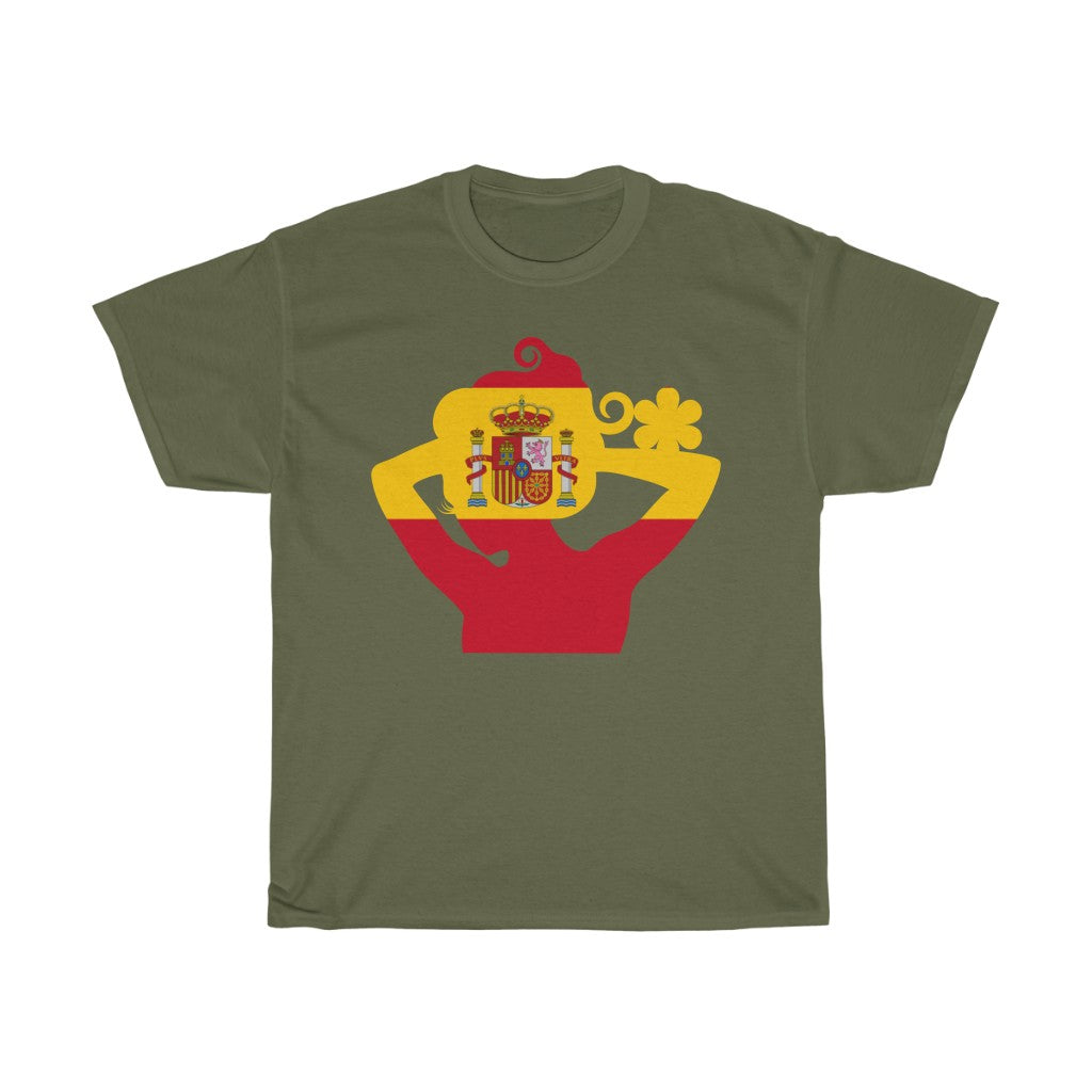 Spain Lady Flag Standard Tee - Unisex