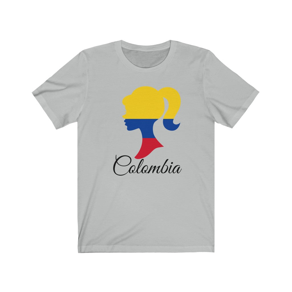 Colombia Girl Flag Premium Tee 1 - Unisex