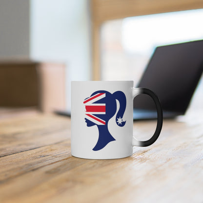 Australia Girl Color Changing Mug
