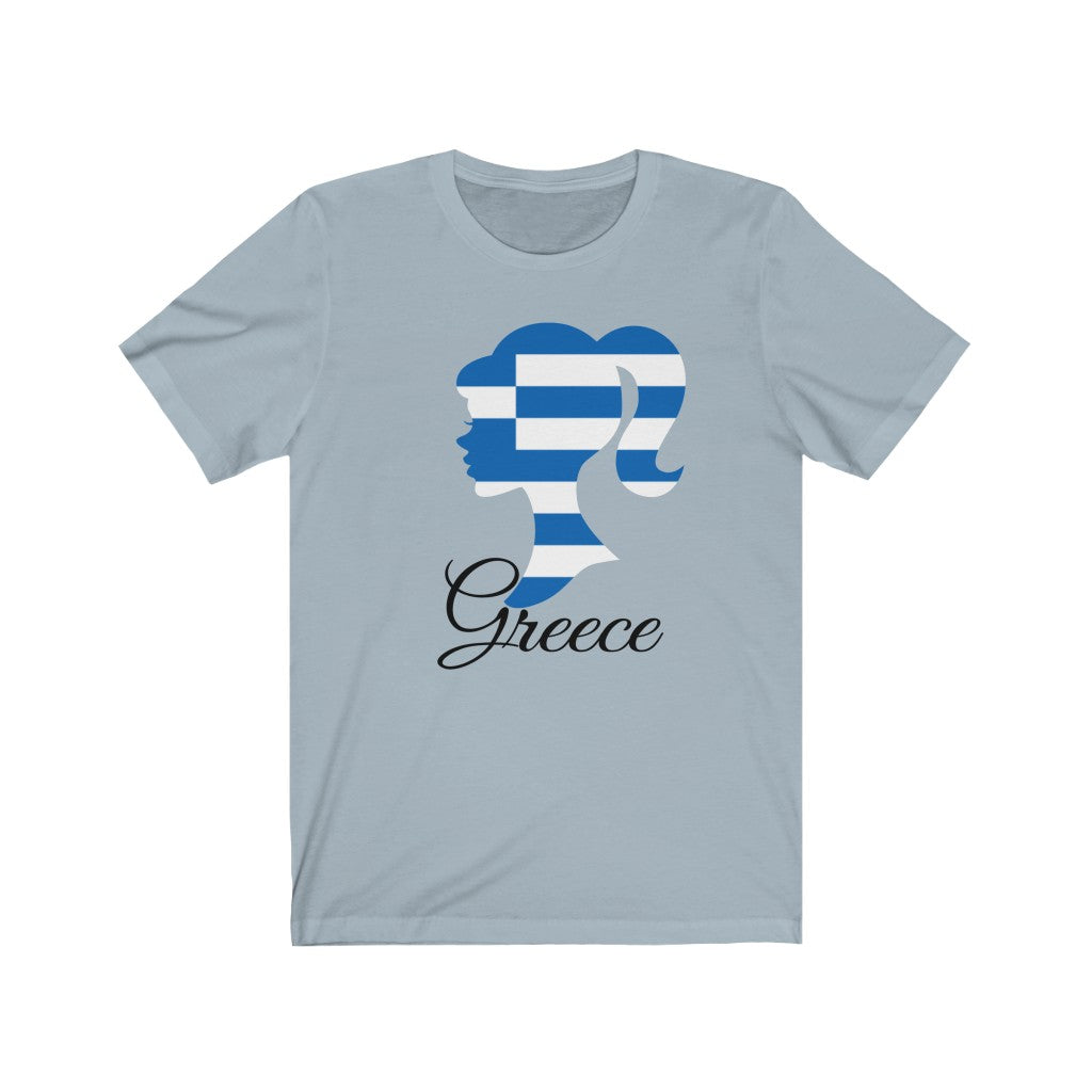 Greece Girl Flag Premium Tee 1 - Unisex