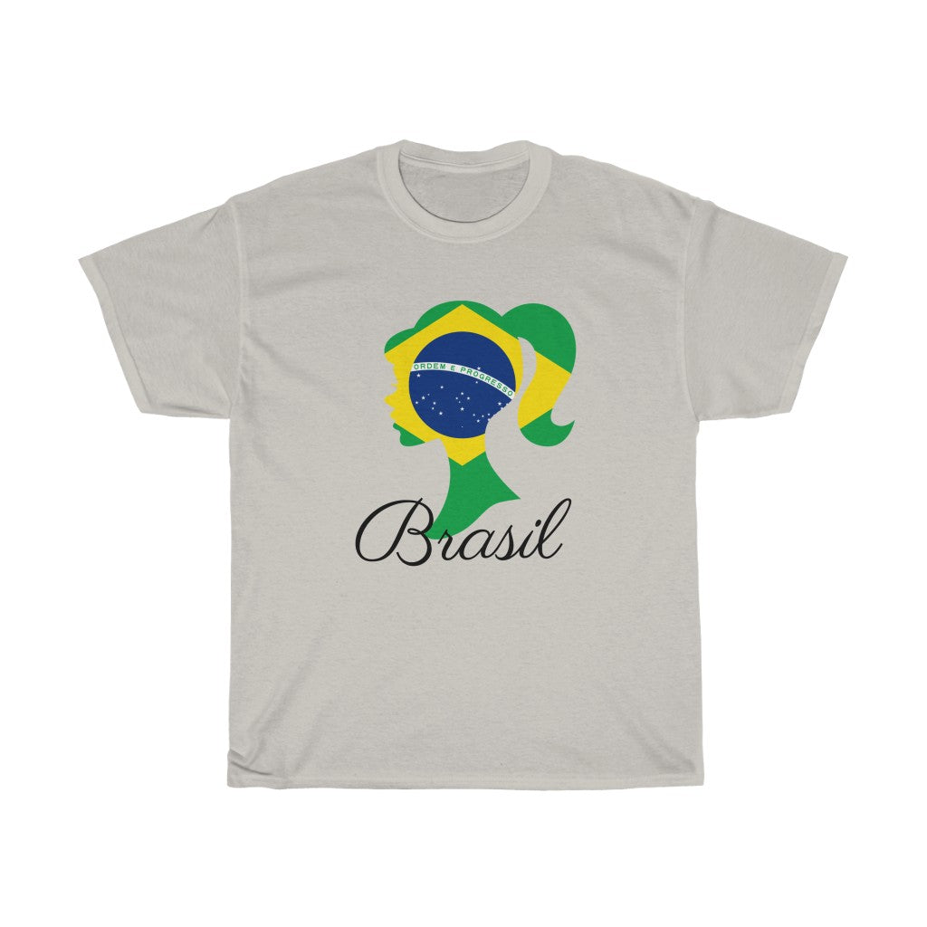 Brazil (Brasil) Girl Flag Standard Tee 1 - Unisex