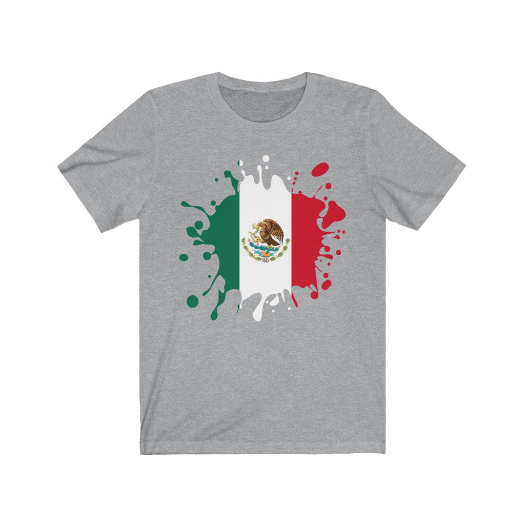 Mexico Splat Flag Premium Tee - Unisex