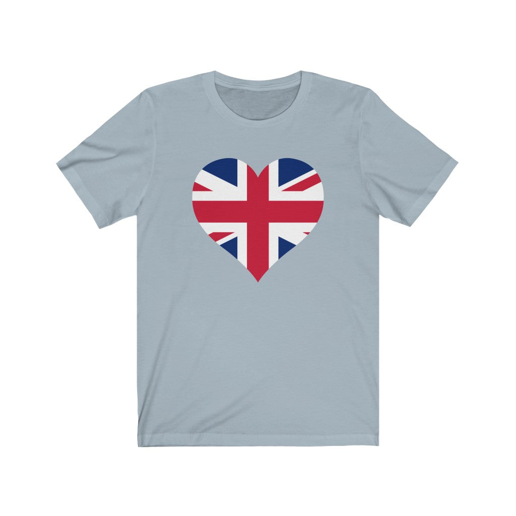 United Kingdom Heart Flag Premium Tee - Unisex