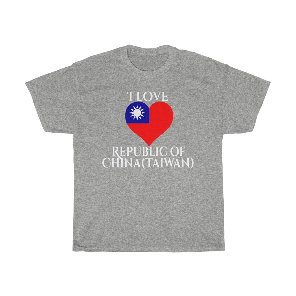 Republic of China - Taiwan Heart Flag Standard Tee 2 - Unisex