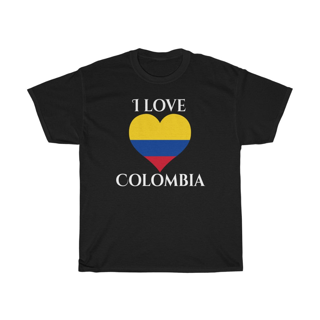 Colombia Heart Flag Standard Tee 2 - Unisex