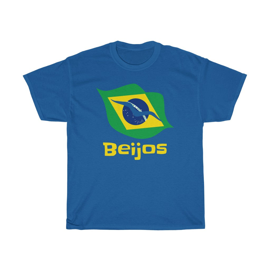 Brazil (Beijos) Lips Flag Standard Tee 1a - Unisex