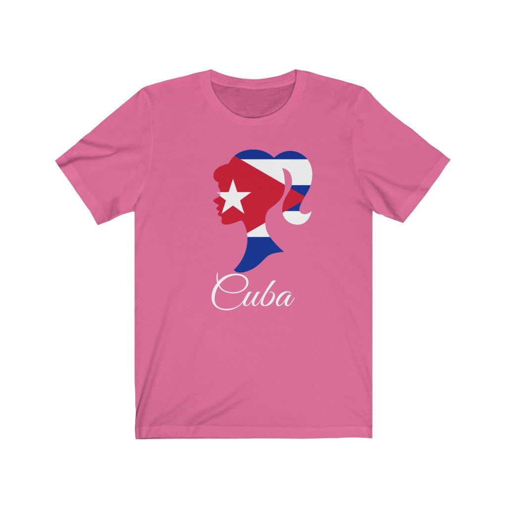 Cuba Girl Flag Premium Tee 2 - Unisex