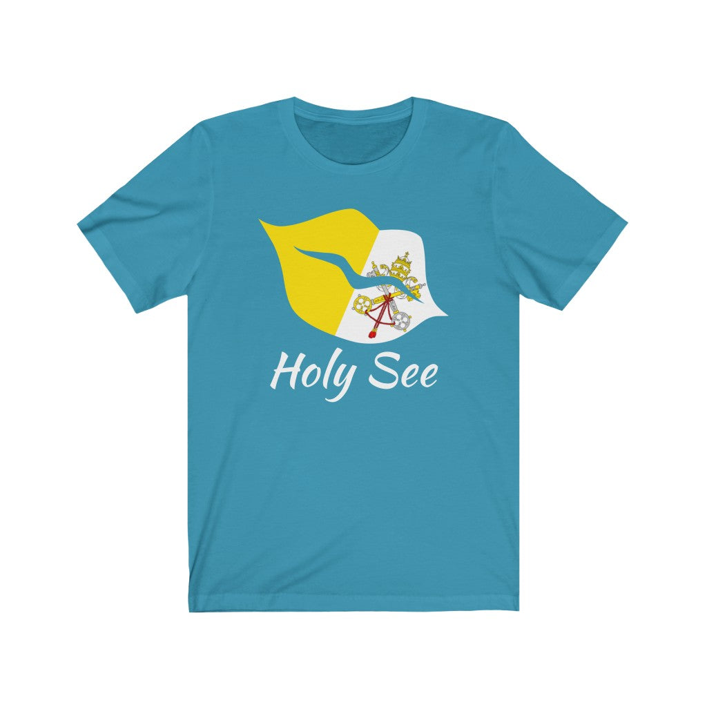 Holy See Lips Flag Premium Tee 2 - Unisex