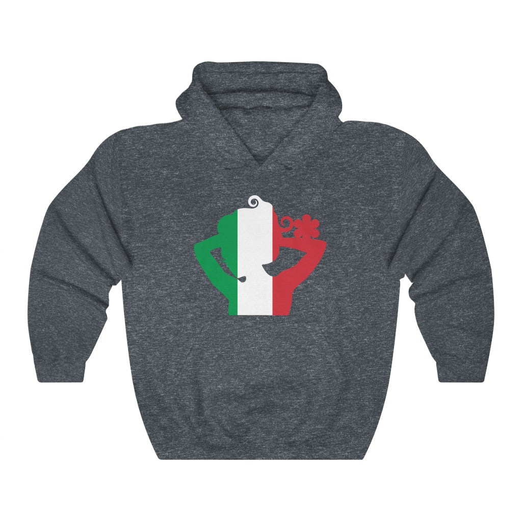 Italy Lady Flag Hoodie Sweatshirt - Unisex