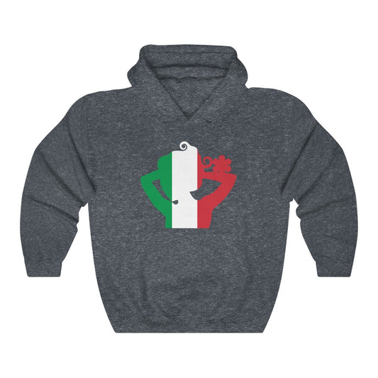 Italy Lady Flag Hoodie Sweatshirt - Unisex