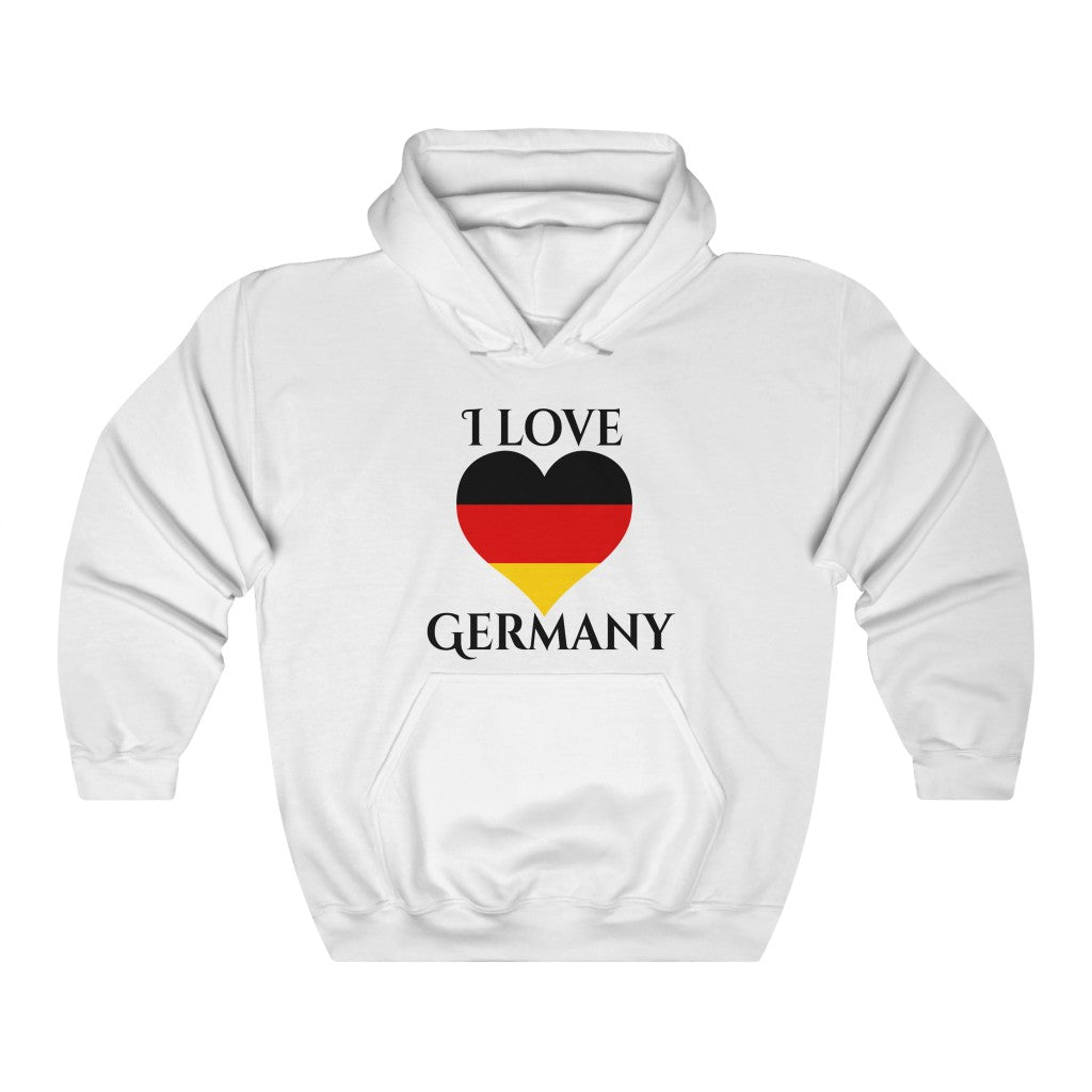 Germany Heart Flag Hoodie Sweatshirt 1 - Unisex