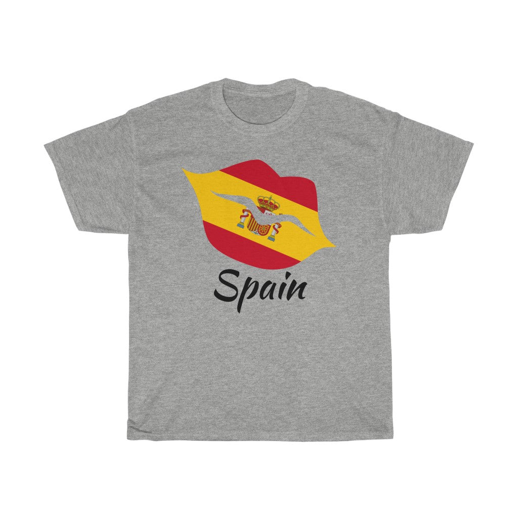 Spain Lips Flag Standard Tee 1 - Unisex
