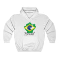 Brazil Lady Flag Hoodie Sweatshirt 1 - Unisex