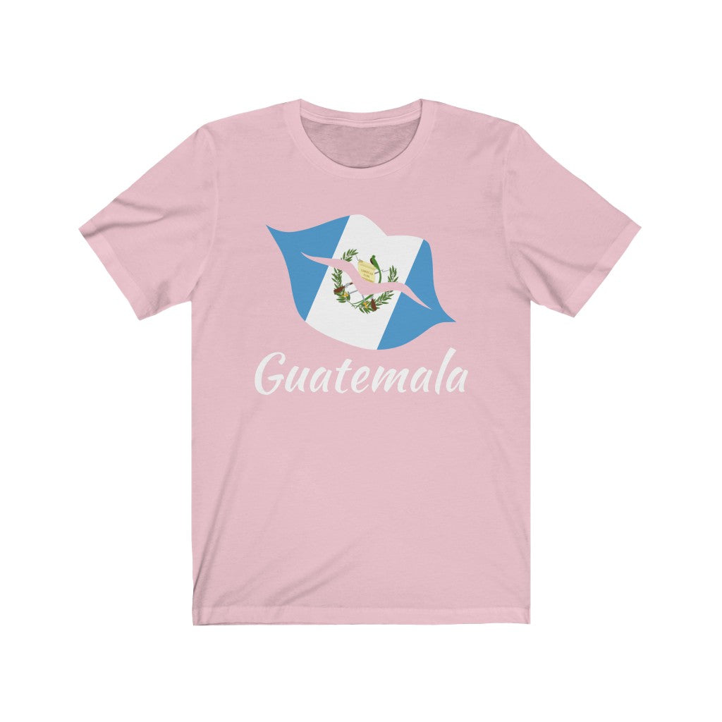 Guatemala Lips Flag Premium Tee 2 - Unisex