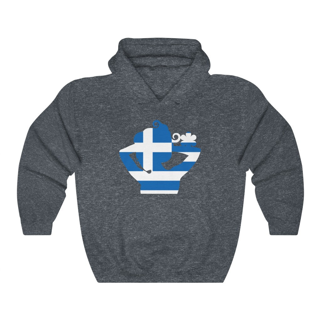 Greece Lady Flag Hoodie Sweatshirt - Unisex