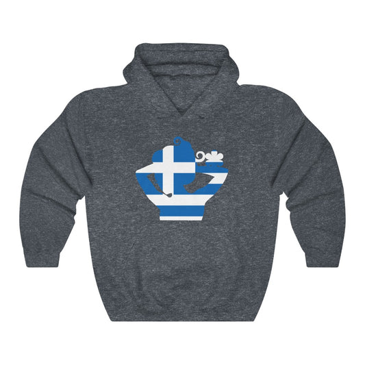Greece Lady Flag Hoodie Sweatshirt - Unisex