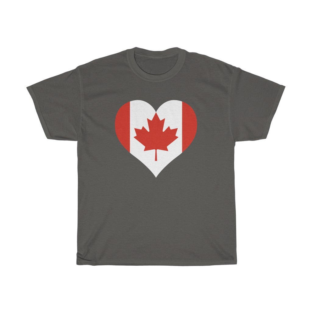 Canada Heart Flag Standard Tee - Unisex