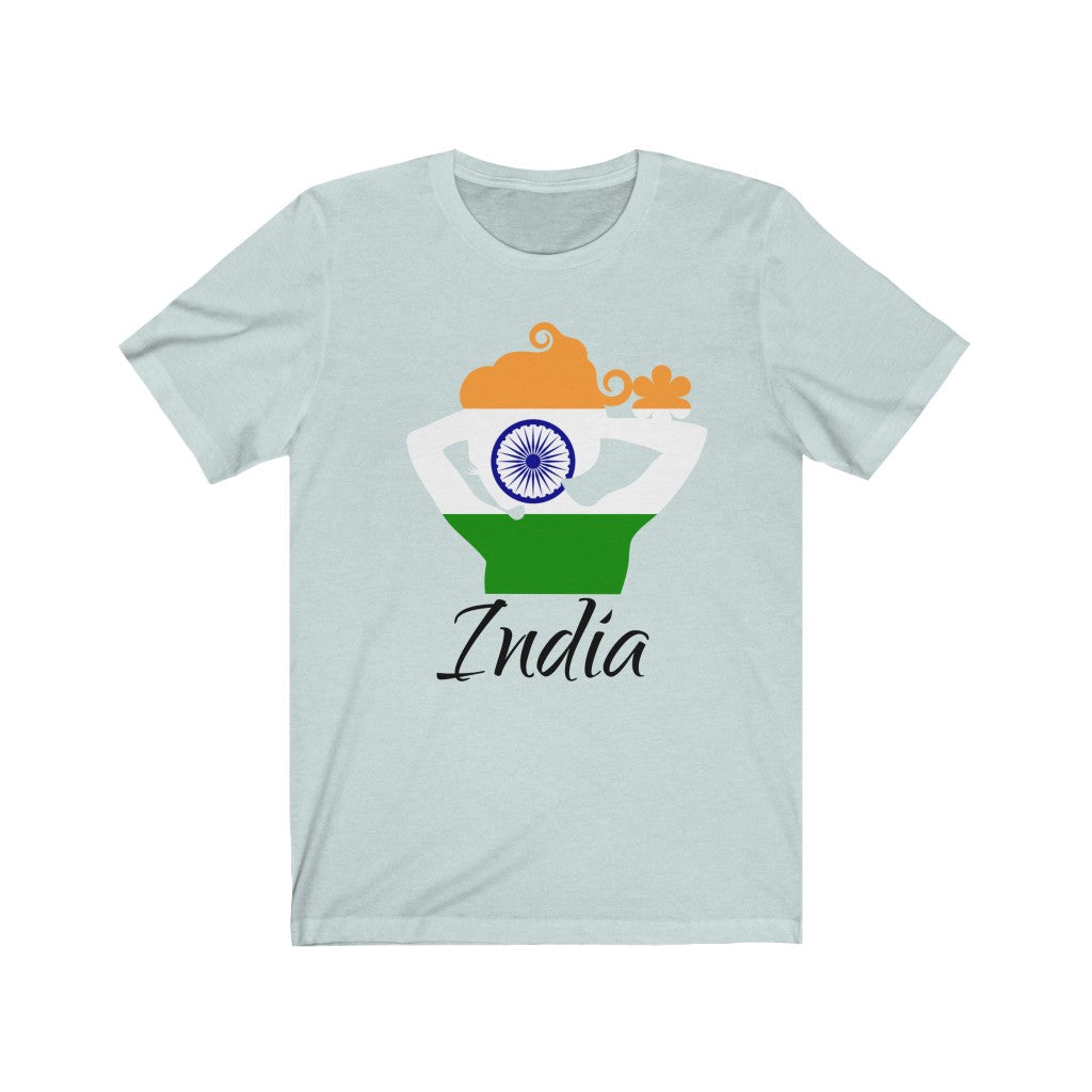 India Lady Flag Premium Tee 1 - Unisex