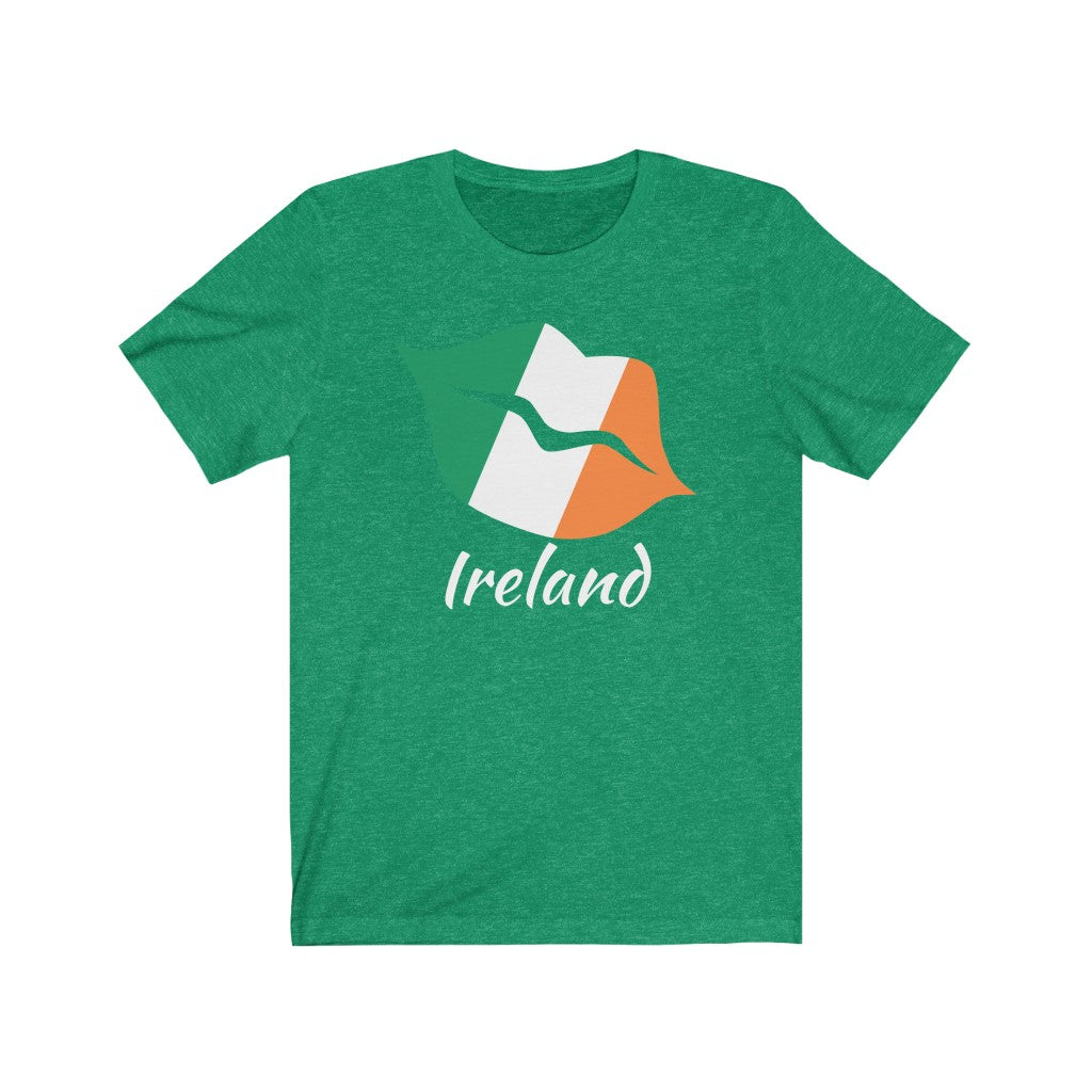 Ireland Lips Flag Premium Tee 2 - Unisex