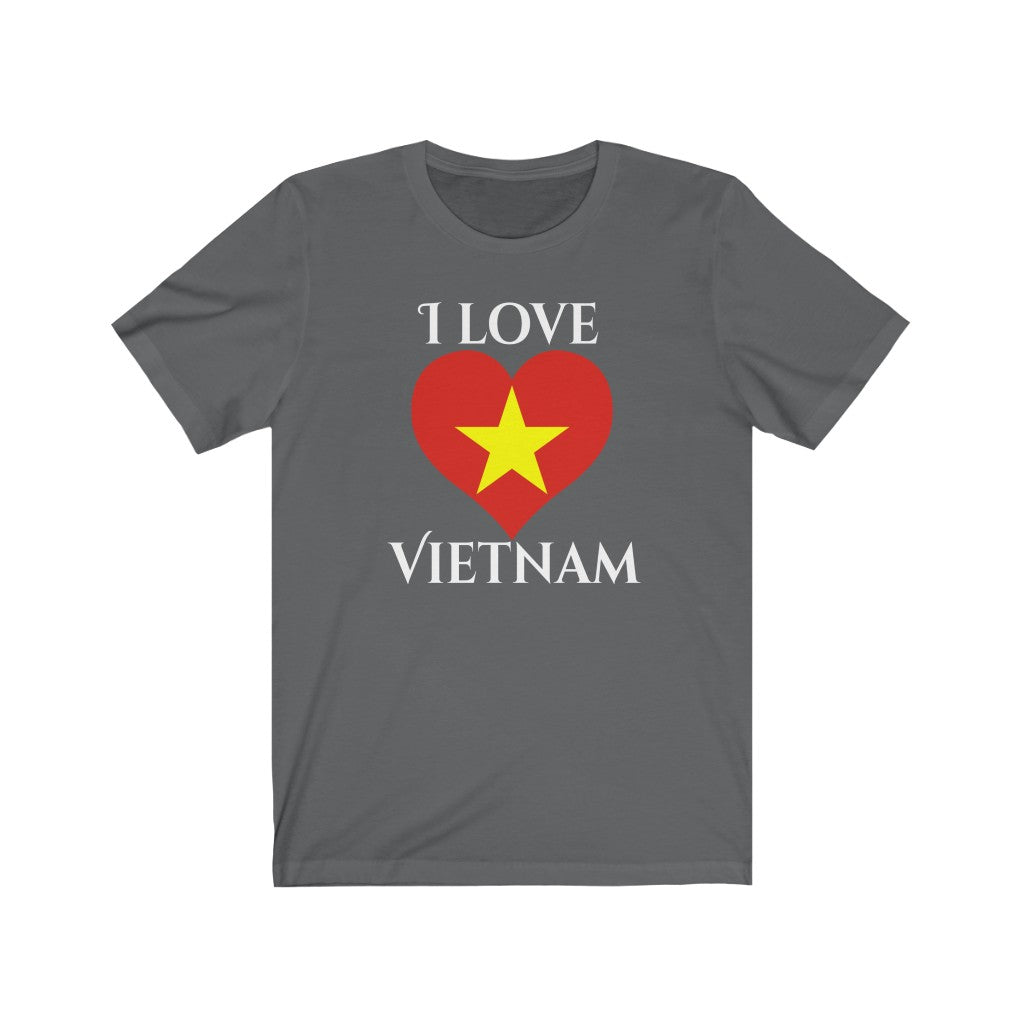 Vietnam Heart Flag Premium Tee 2 - Unisex