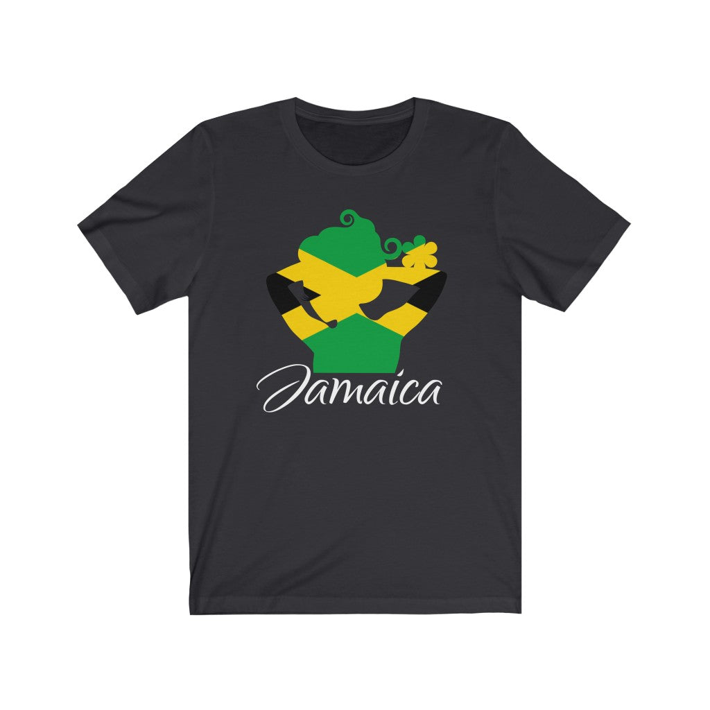 Jamaica Lady Flag Premium Tee 2 - Unisex