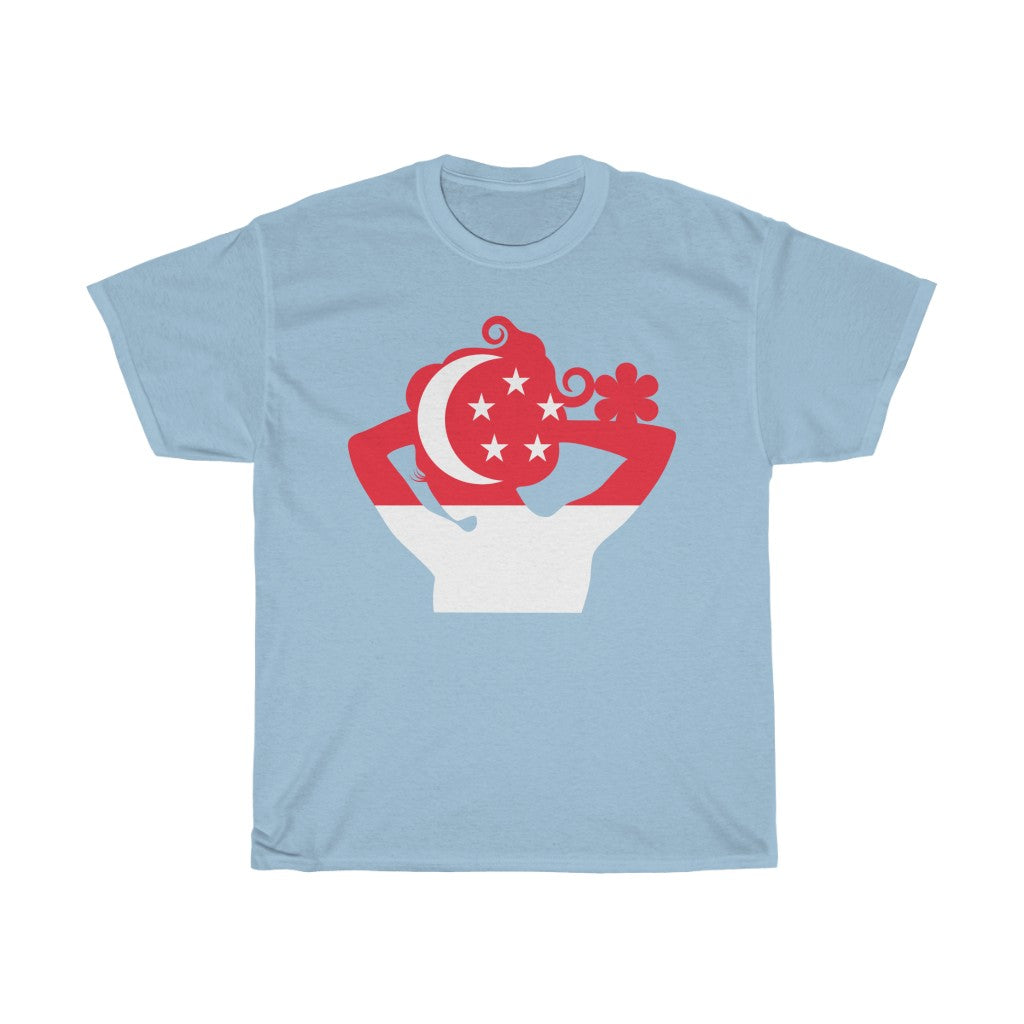 Singapore Lady Flag Standard Tee - Unisex