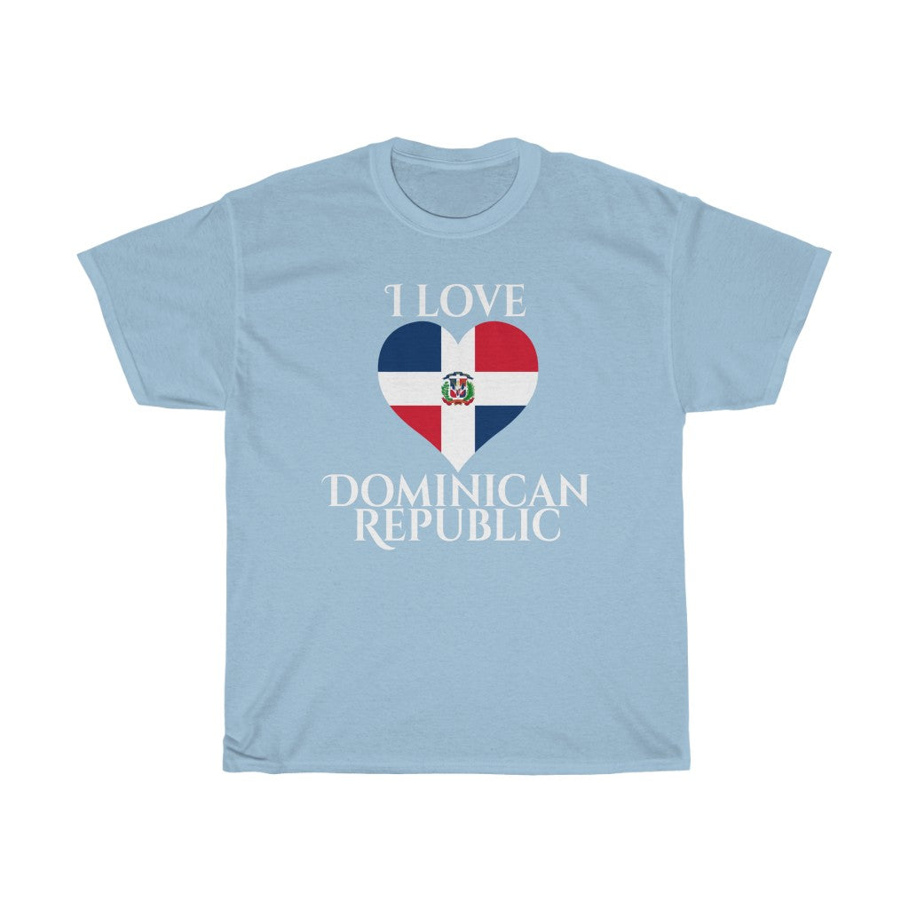 Dominican Republic Heart Flag Standard Tee 2 - Unisex