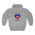 Haiti Heart Flag Hoodie Sweatshirt 1 - Unisex