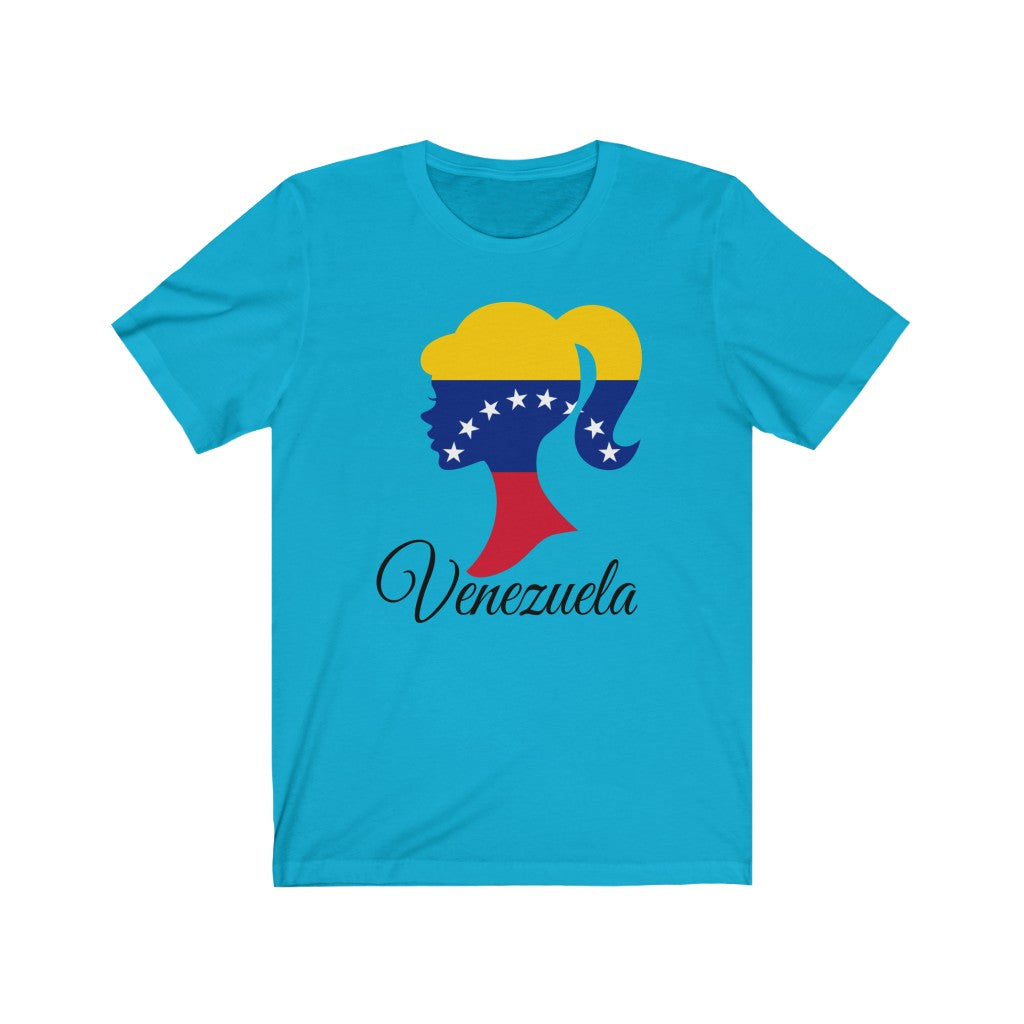 Venezuela Girl Flag Premium Tee 1 - Unisex