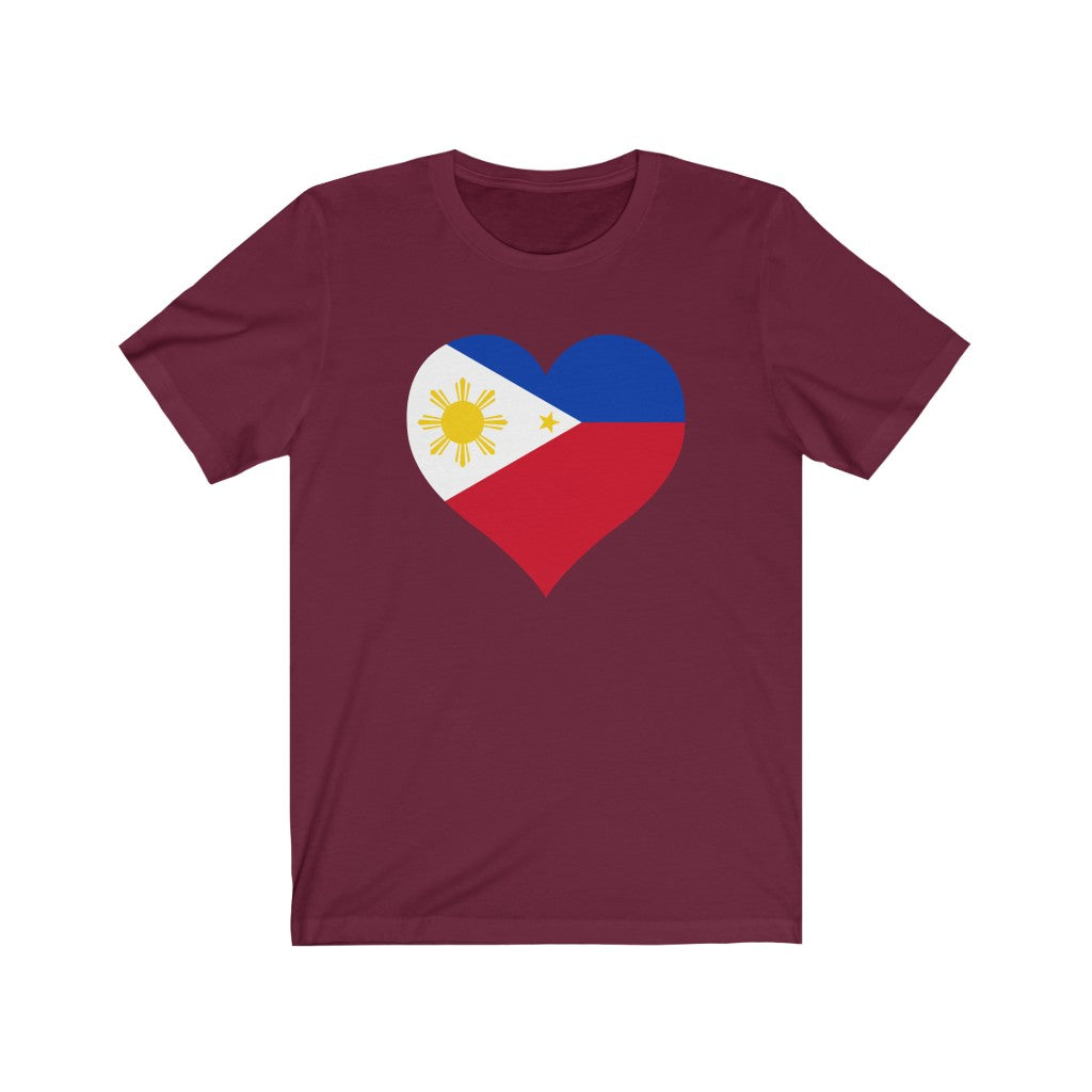 Philippines Heart Flag Premium Tee - Unisex